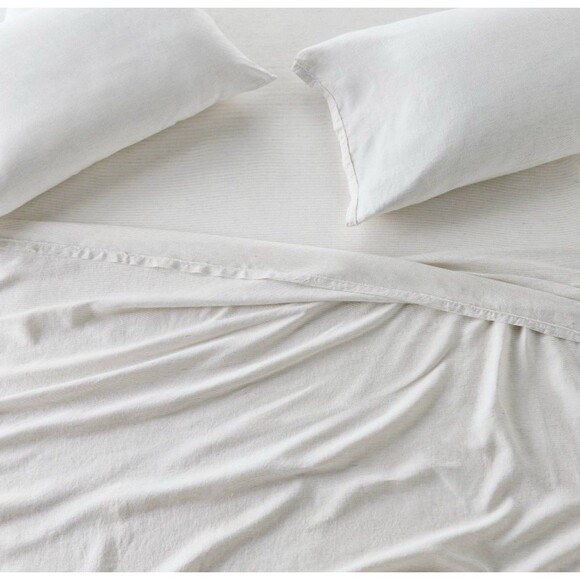 King 100% Linen Sheet Set Natural-  Casaluna NEW - Picture 2 of 6